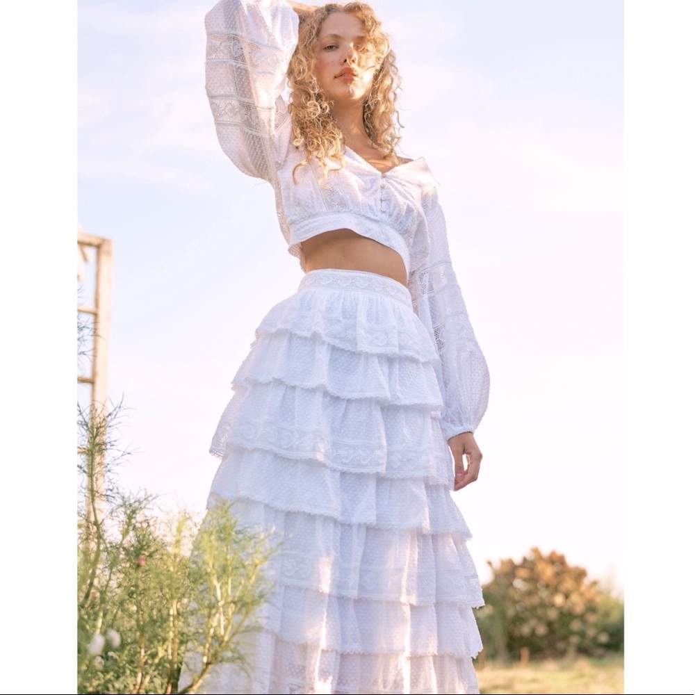 Found 🎀ISO Loveshackfancy Borneo Skirt